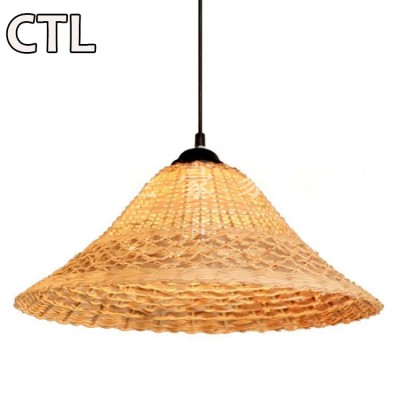 Southeast Asian style handmade bamboo chandeliers bamboo lamp shades lighting for restaurant